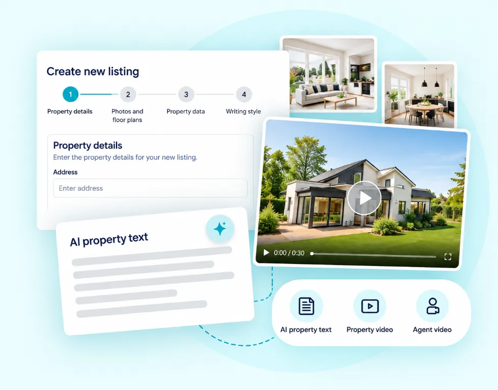 EstatePitch overview with AI property descriptions and property video